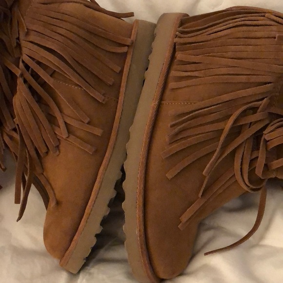 madden suede fringe boots - Picture 4 of 8
